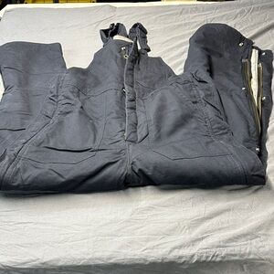 Men's Bulwark FR Navy Insulated Bib Overalls